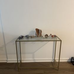 Gold Console table