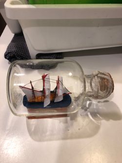 Ship in a Bottle Mayflower