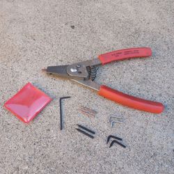 Snap Ring Pliers, External or Internal.