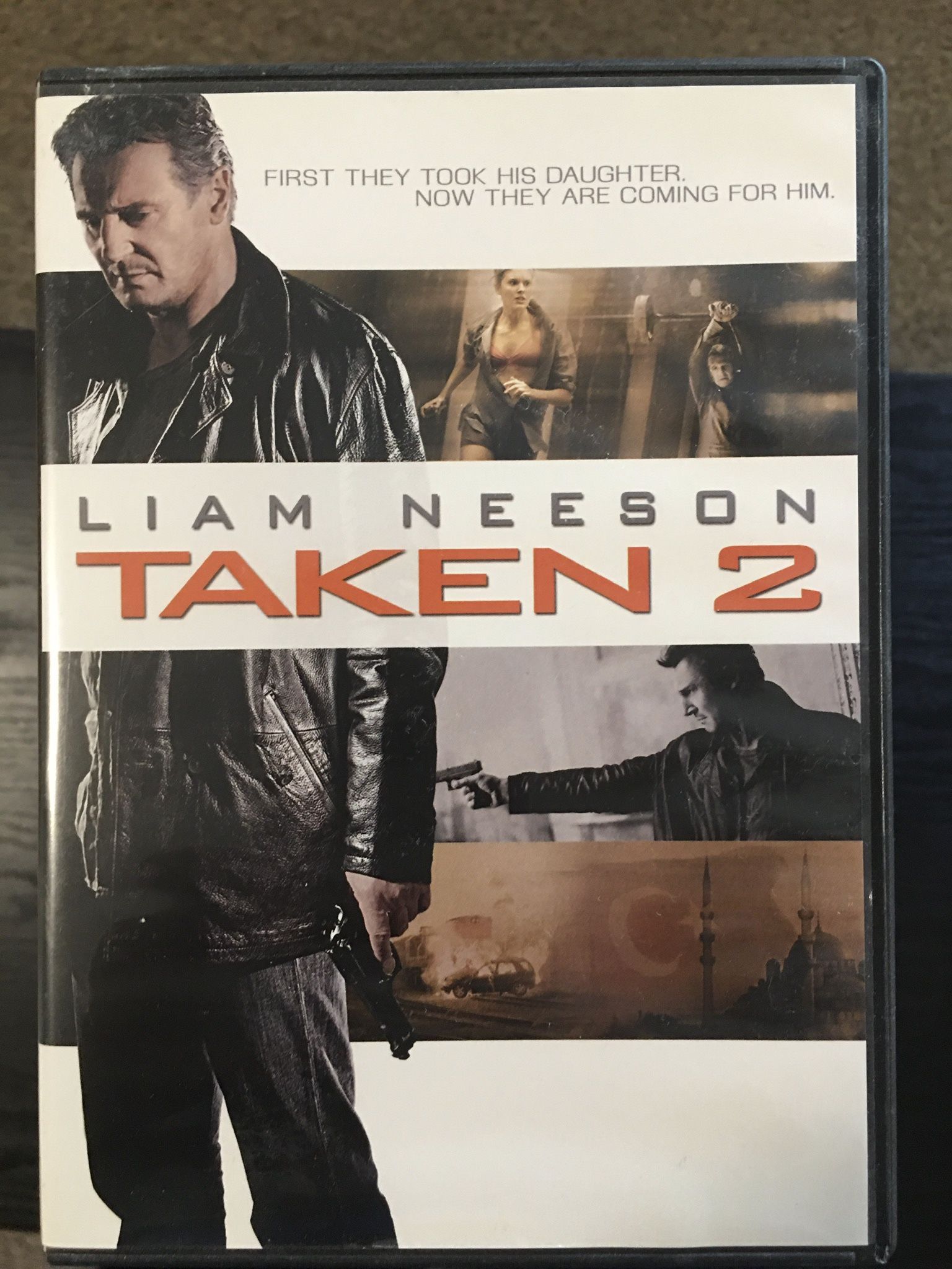 Taken 2 DVD 2013 Liam Neeson Maggie Grace Famke Janssen
