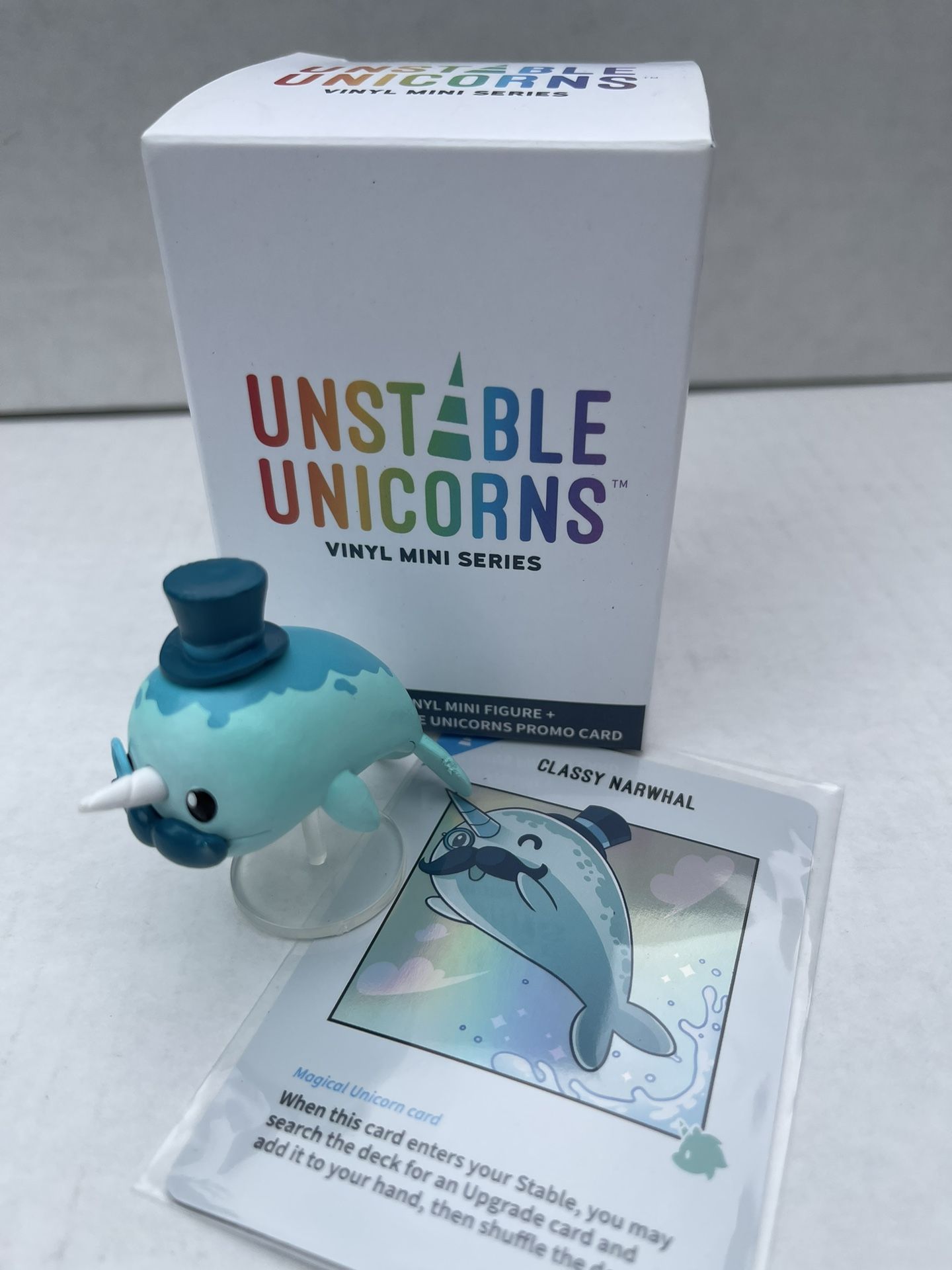 Unstable Unicorns Vinyl Classy Narwhal 1st Edition