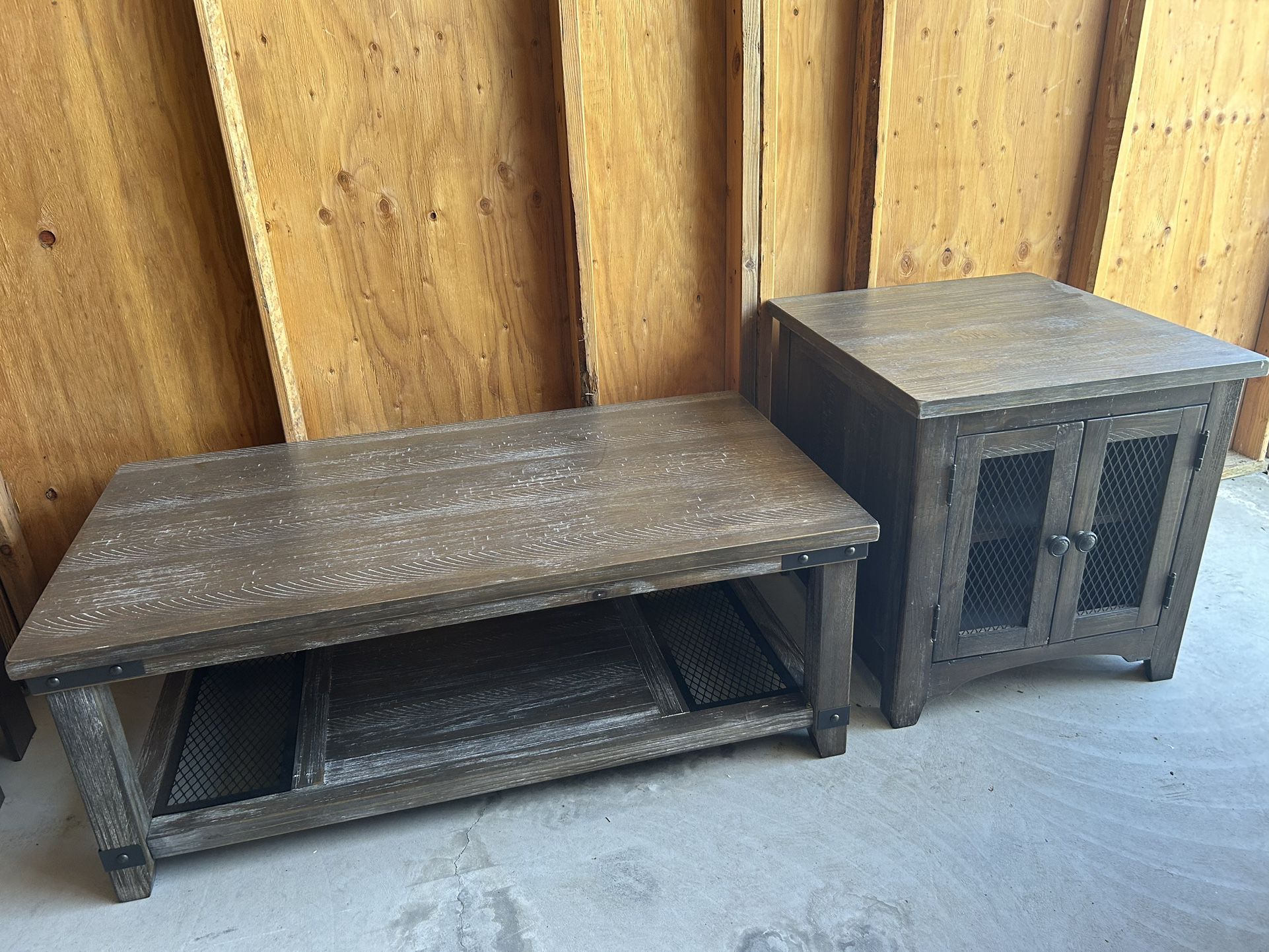 Free Coffee Table And Matching End Table