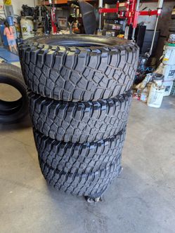 LT 285 70 17 MT BF GOODRICH TIRES SILVERADO SUBURBAN TAHOE SIERRA F-150 RAM TITAN TUNDRA RUBICON GLADIATOR