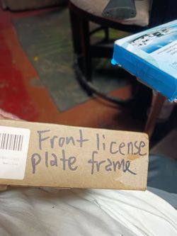 Front license plate kit