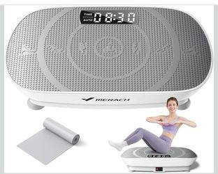 Vibration Plate Exercise Machine MERACH Bluetooth Fitness Platform Home Workout