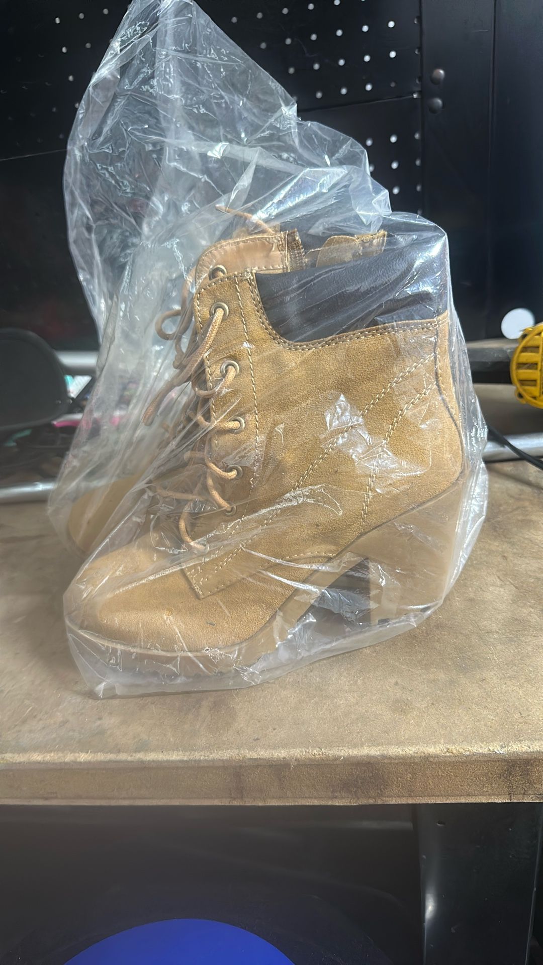 Call It Spring Timberland Looking Boot Heels