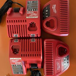 M12 & M18 Milwaukee Charger 50.00 Each  M12 Charger 40.00each  