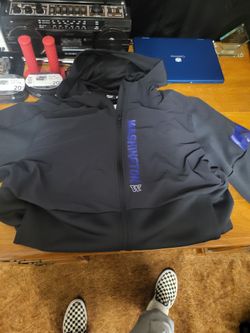 Huskies Hoodie Jacket Adidas Large