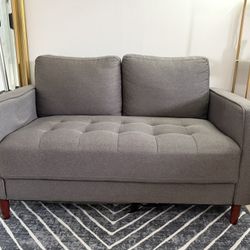 Grey Loveseat Couch