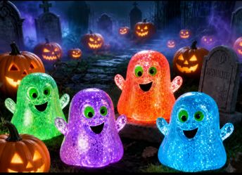 Halloween Cute Ghost 4 colors Sugar Glitter Squishy