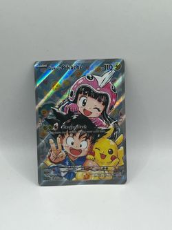 Non TCG Pokemon Goku’s Pikachu Fan Art Card