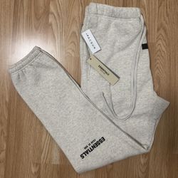 Fear of God essentials light oatmeal sweatpants