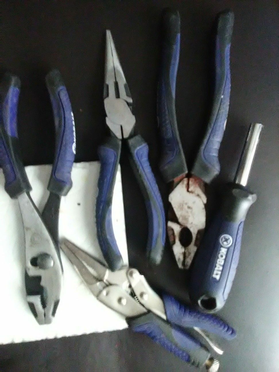 Kobalt hand tools pliers, vise grip lifetime warranty