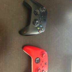 Two Xbox Controllers