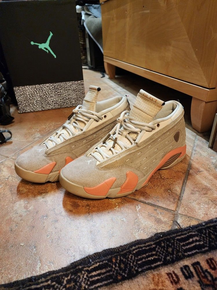 Nike Air Jordan 14 Retro Low Clot Terra Blush Size DC9857 200