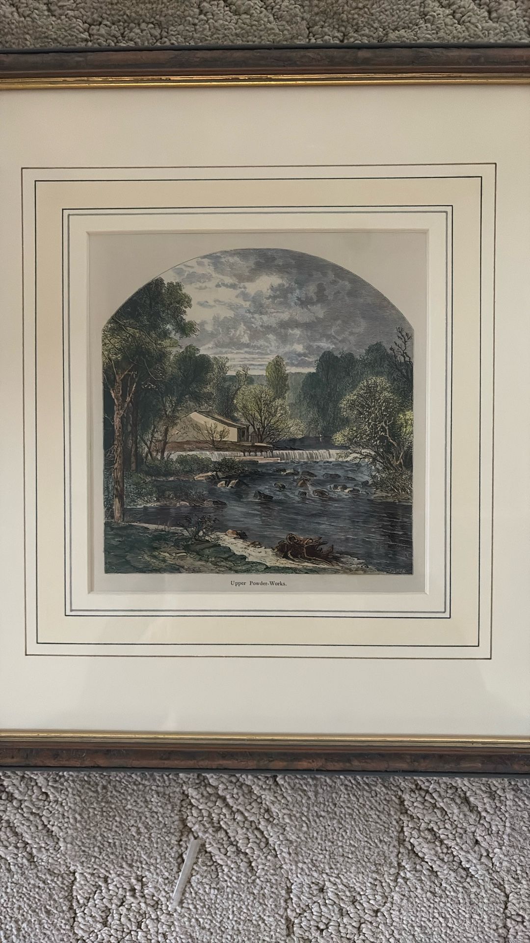 Hagley DuPont Powder Works Print 14 x14 Inches