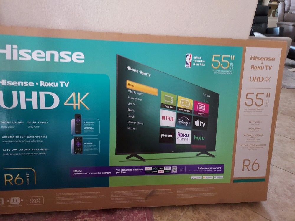 Hisense 55" TV. 55R6030N, UHD4K