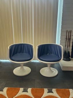 MCM Mid Century Style Eames Tulip Chairs