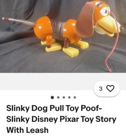 Slinky dog pull  toy Slijky Disney Toy Story Culver City area