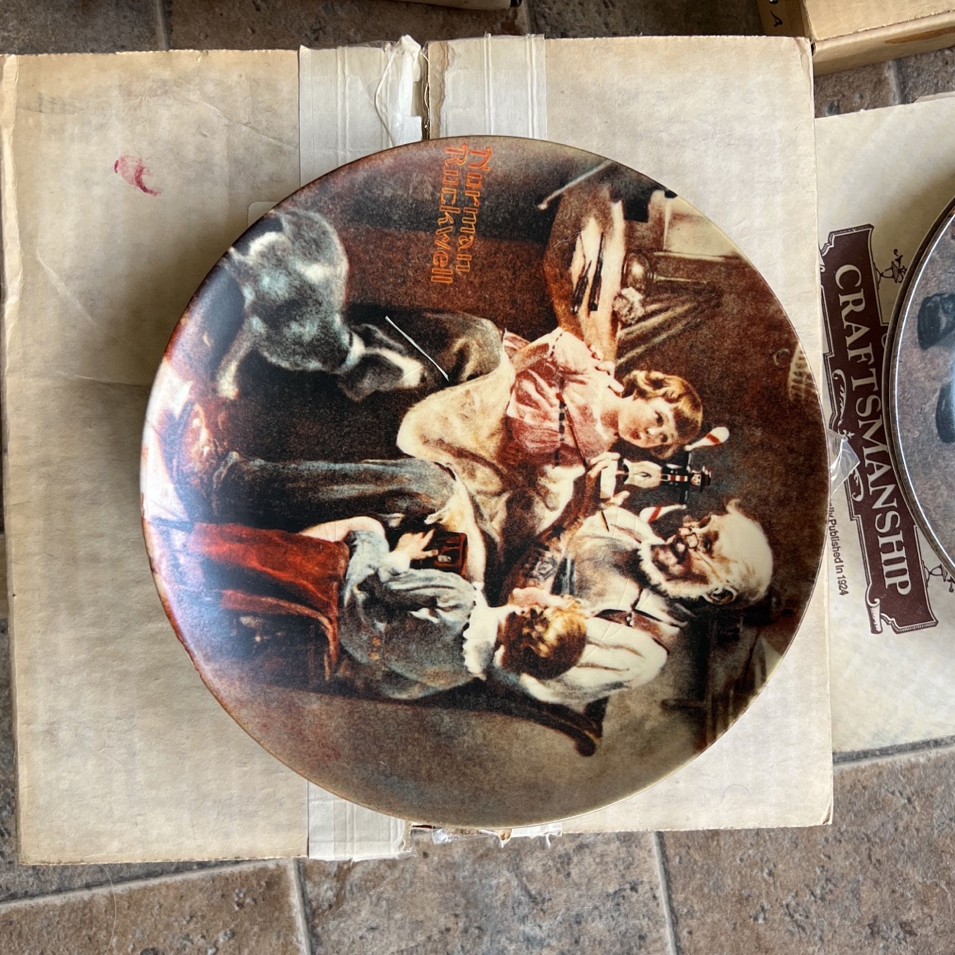 Norman Rockwell Plate Knowles