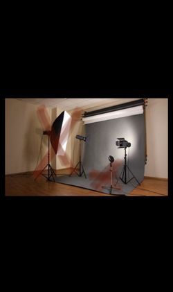 Photography roller and lights