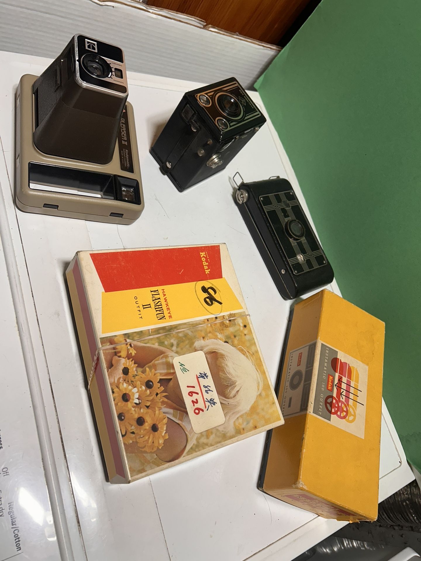 Collection of vintage cameras