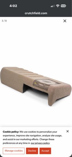 JL Audio SB-F-F1502/10W3v3/BK: Stealthbox® for 2004-2014 Ford F-150 SuperCab Tan