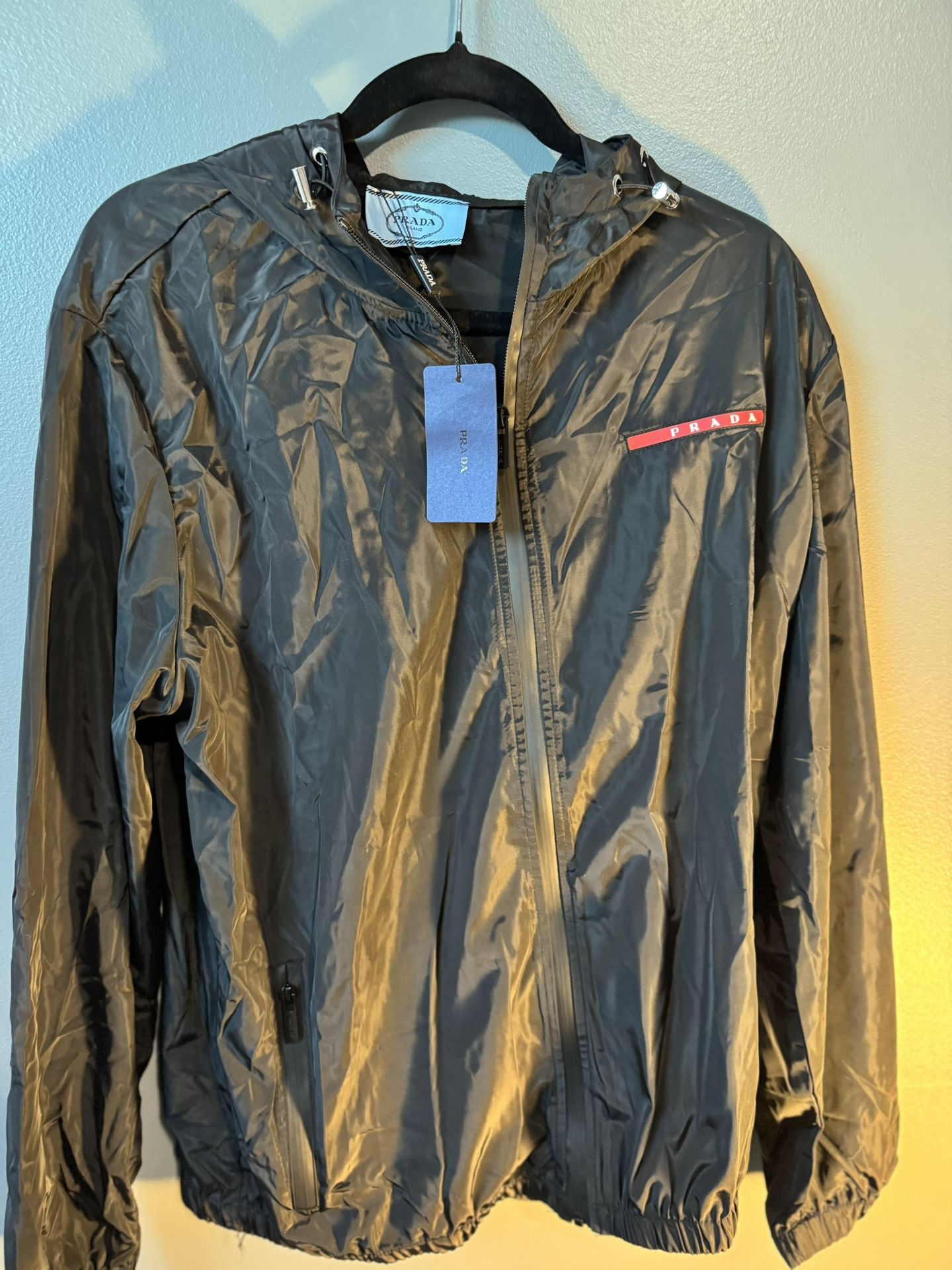 Prada polyester windbreaker jacket men’s