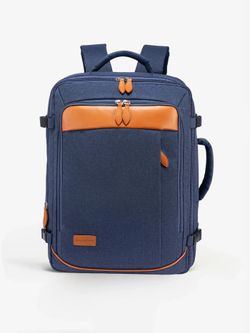 5PCS Carry-On Travel Backpack 40L/45L – Large Capacity Luggage Bag for Travel(Blue)