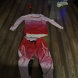 alpinestar motocross jersey and pants