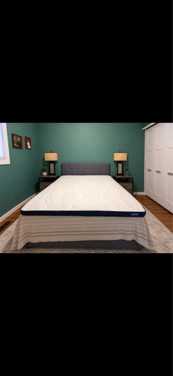 Queen size firm mattress topper