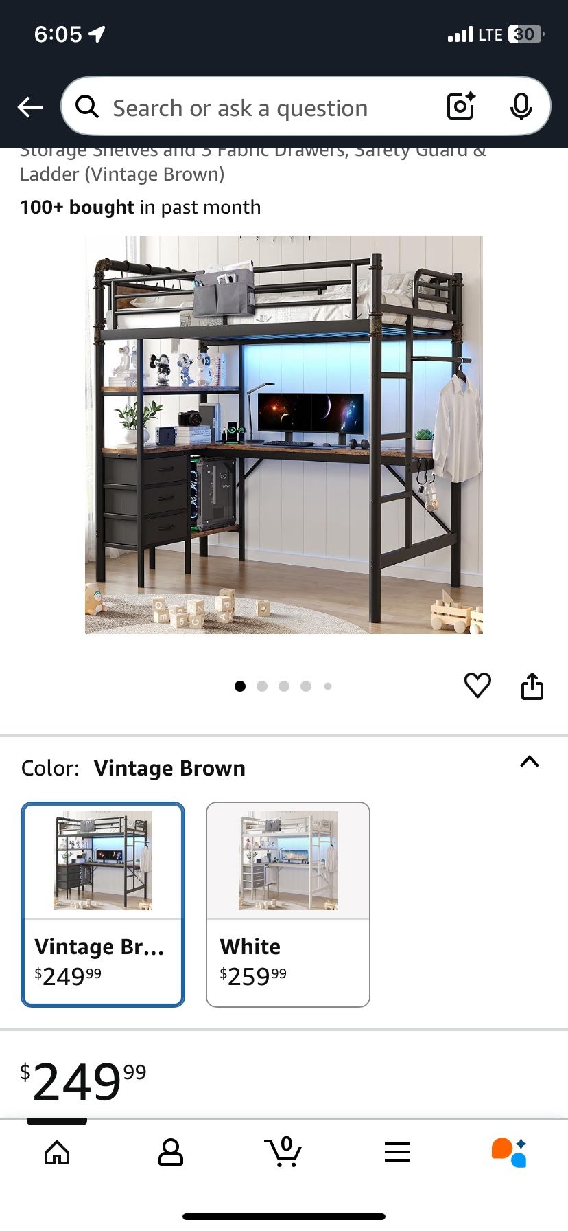 Loft Bed Frame