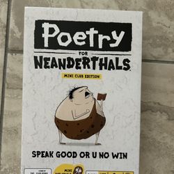 Poetry For Neanderthals 
