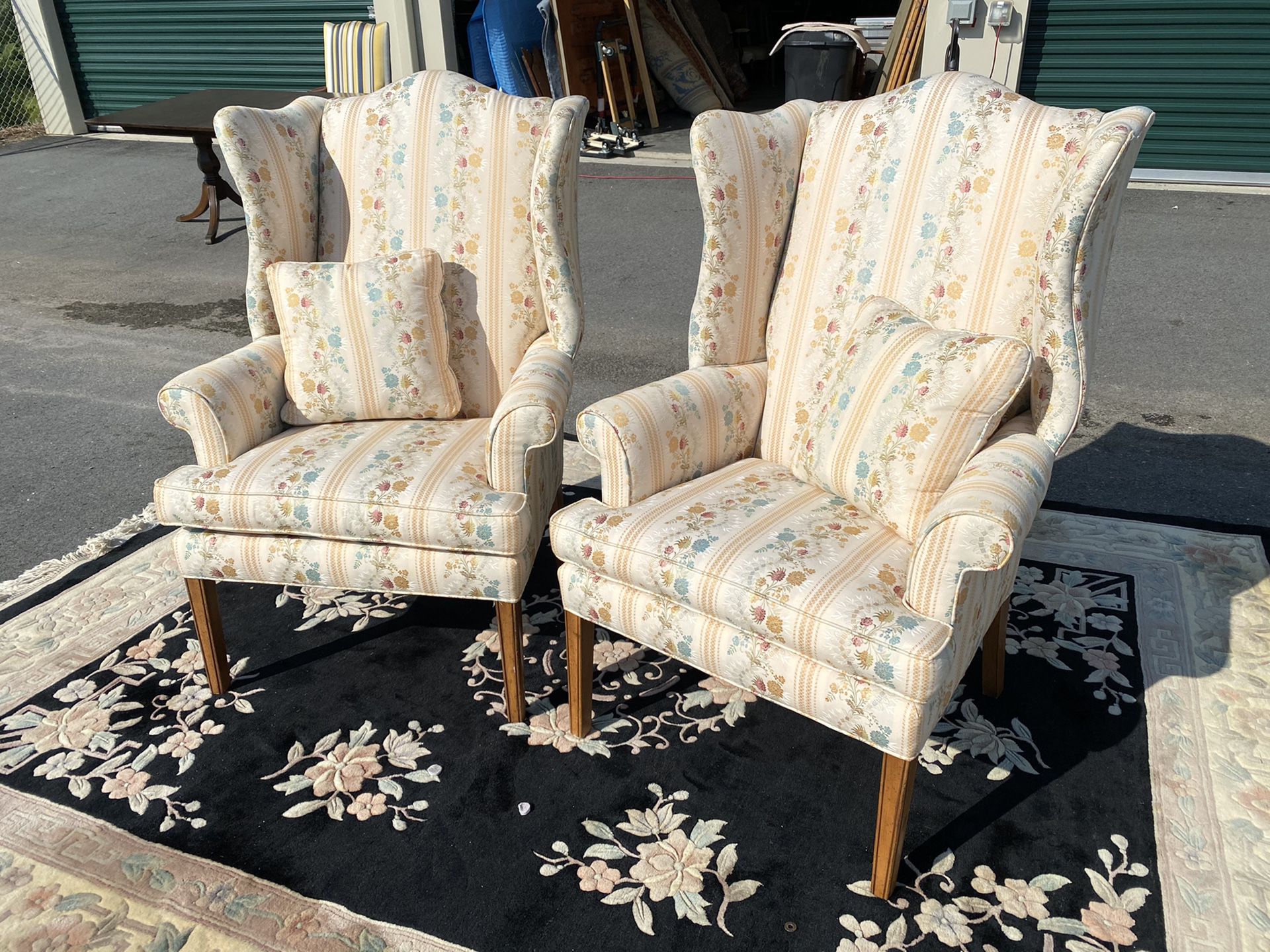 LIKE NEW - Ethan Allen Wingback Chairs