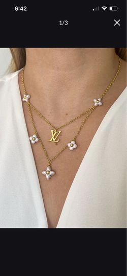 New necklace 18k stainless steel gold comes with dust bag