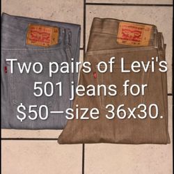 Levis 501 Two For 50