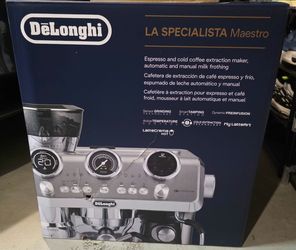 De'Longhi La Specialista Maestro Espresso Machine, Silver
