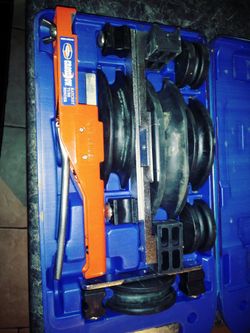 Uniweld ratcheting pipe bender
