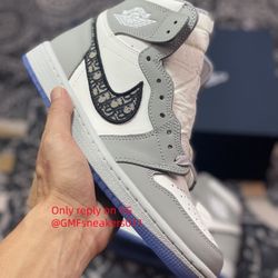D.ior x Nike Air Jordan Brand High 1 OGGrey