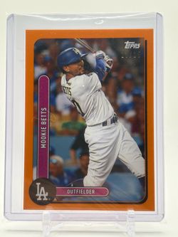 Mookie Betts 2021 Topps Brooklyn Collection Orange Parallel /25- Dodgers
