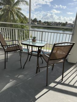 3 Piece Patio Set Bar height