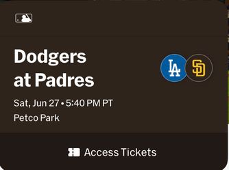 Padres v Dodgers