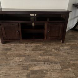 Brown Wood Tv Stand