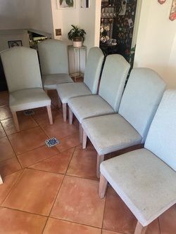 FREE - Set of six dining chairs