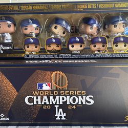 Dodgers World Series Edition Funkos BNIB