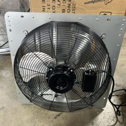 20 inch Shutter Exhaust Fan, Wall Mounted Attic Vent Fan
