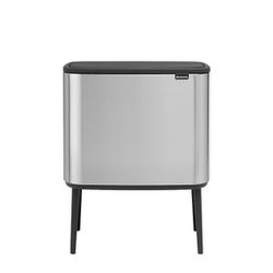 Brabantia Dual steel trash can