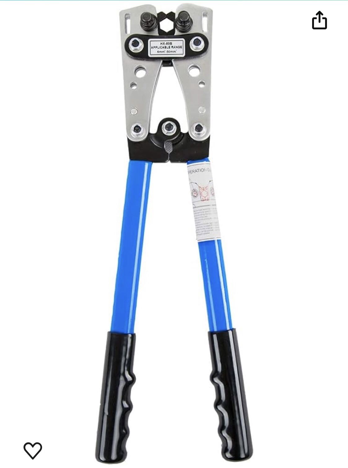 Crimper Crimping Tool Cable Lug Crimper Ratchet Wire