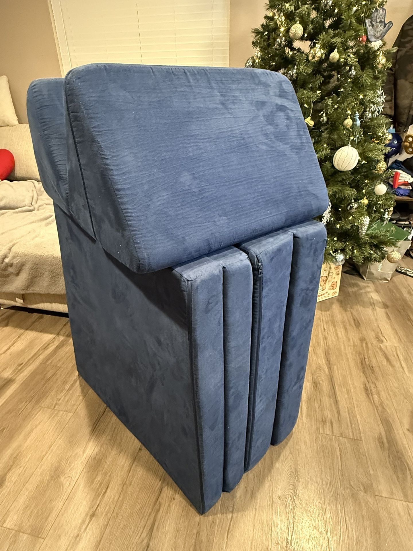 Like New Condition Nugget Play Couch Dark Blue Color