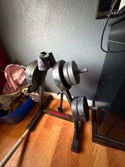 Weight rack and dumbell sets
